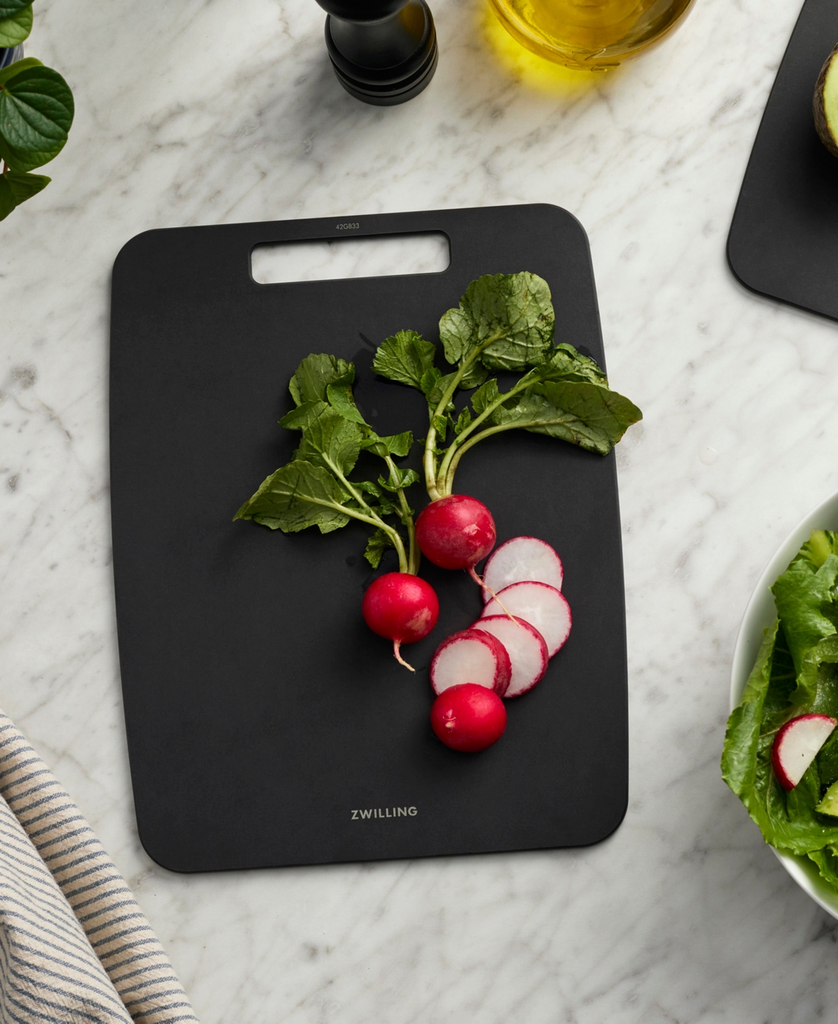 Zwilling Plant Fiber Cutting Board, 11.5" X 9" In Gray