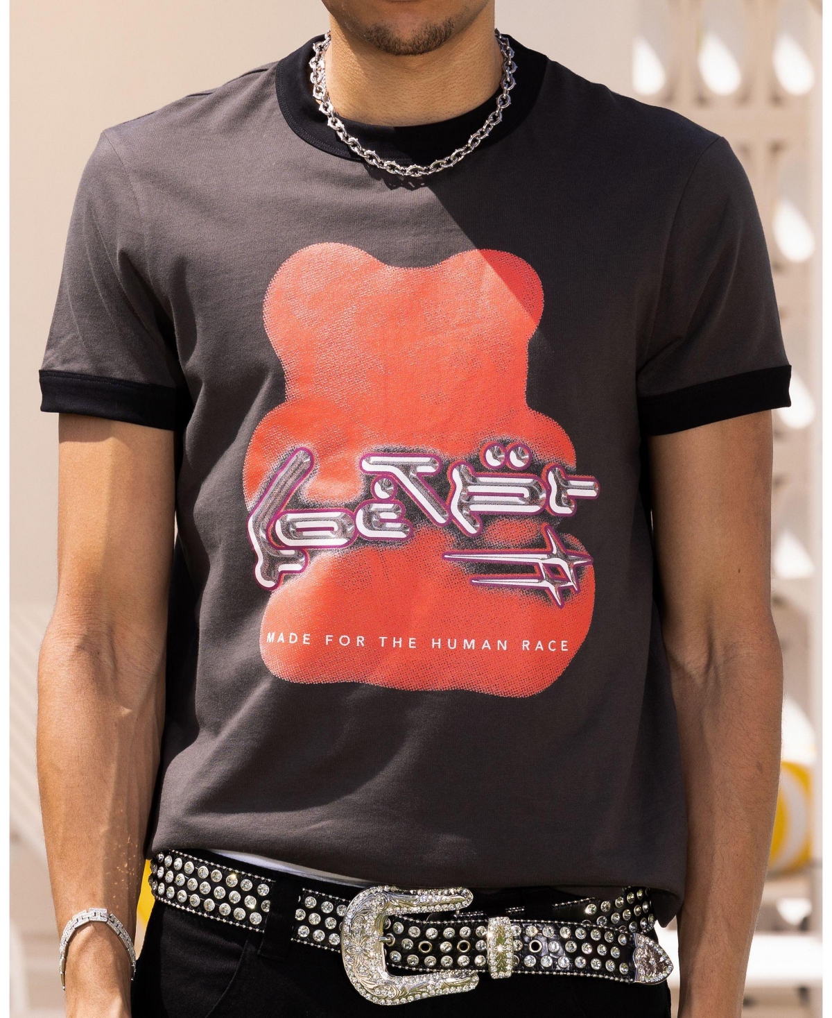 Loiter Men's Gummy Ringer Tee.