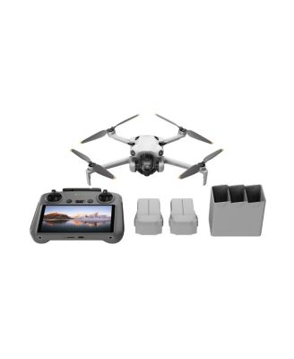 DJI Mini 4 Pro Fly More Combo Plus with DJI RC 2 (Screen Remote Controller), Folding Mini-Drone with 4K HDR Video Camera for Adults, 2 Extra