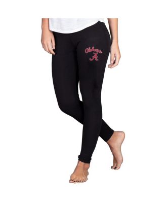 Concepts Sport - Women's Black Alabama Crimson Tide Fraction Essential Leggings