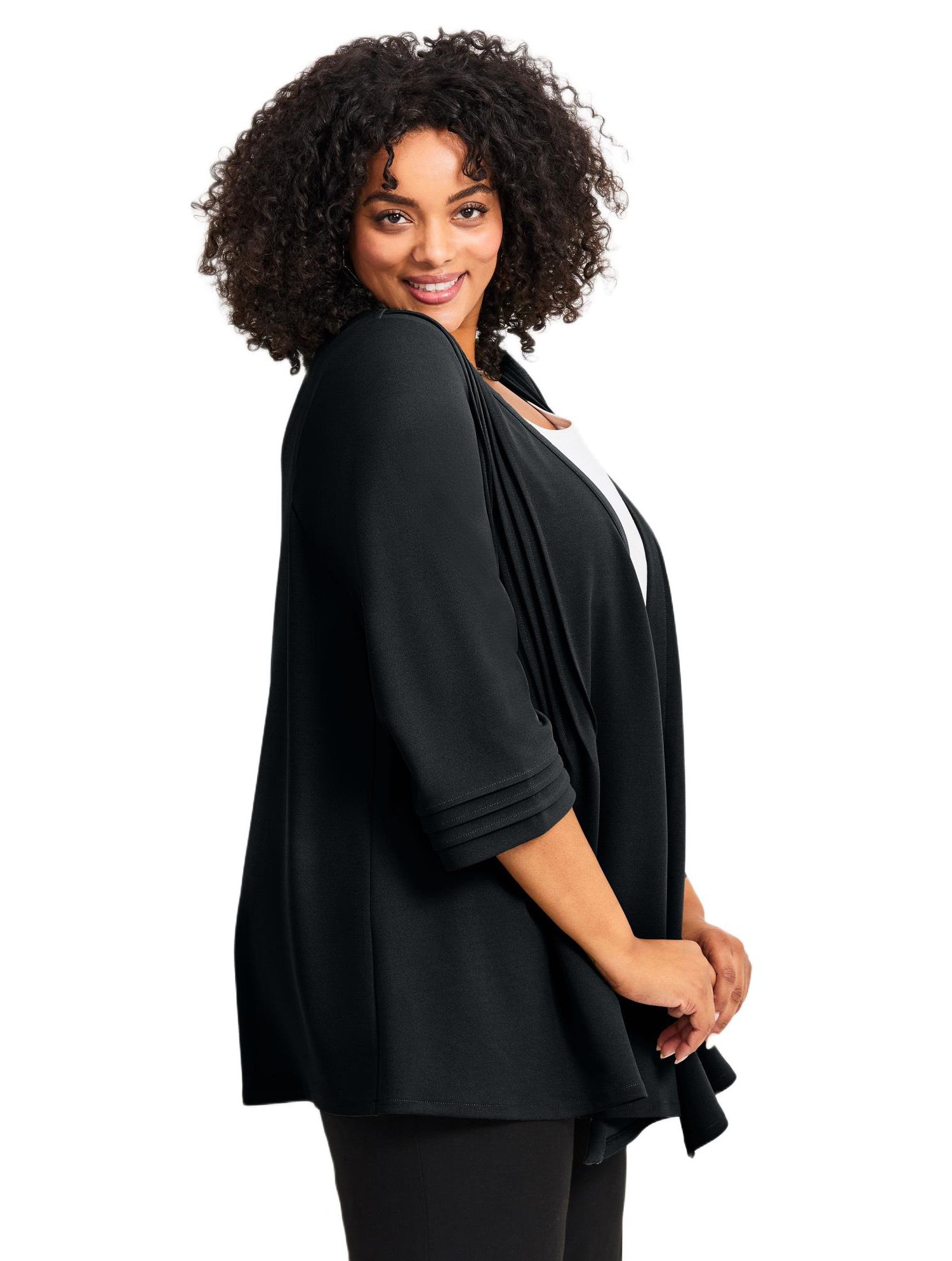 Plus Size Cascade Jacket