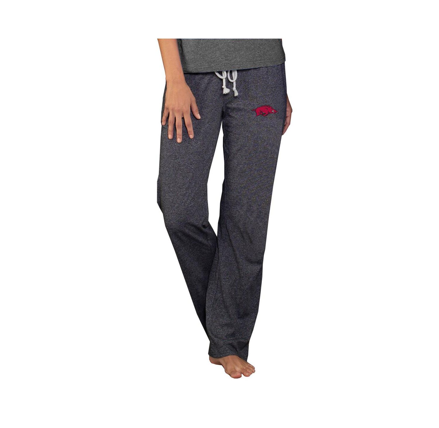 Women's Charcoal Arkansas Razorbacks Quest Knit Lightweight Pants
