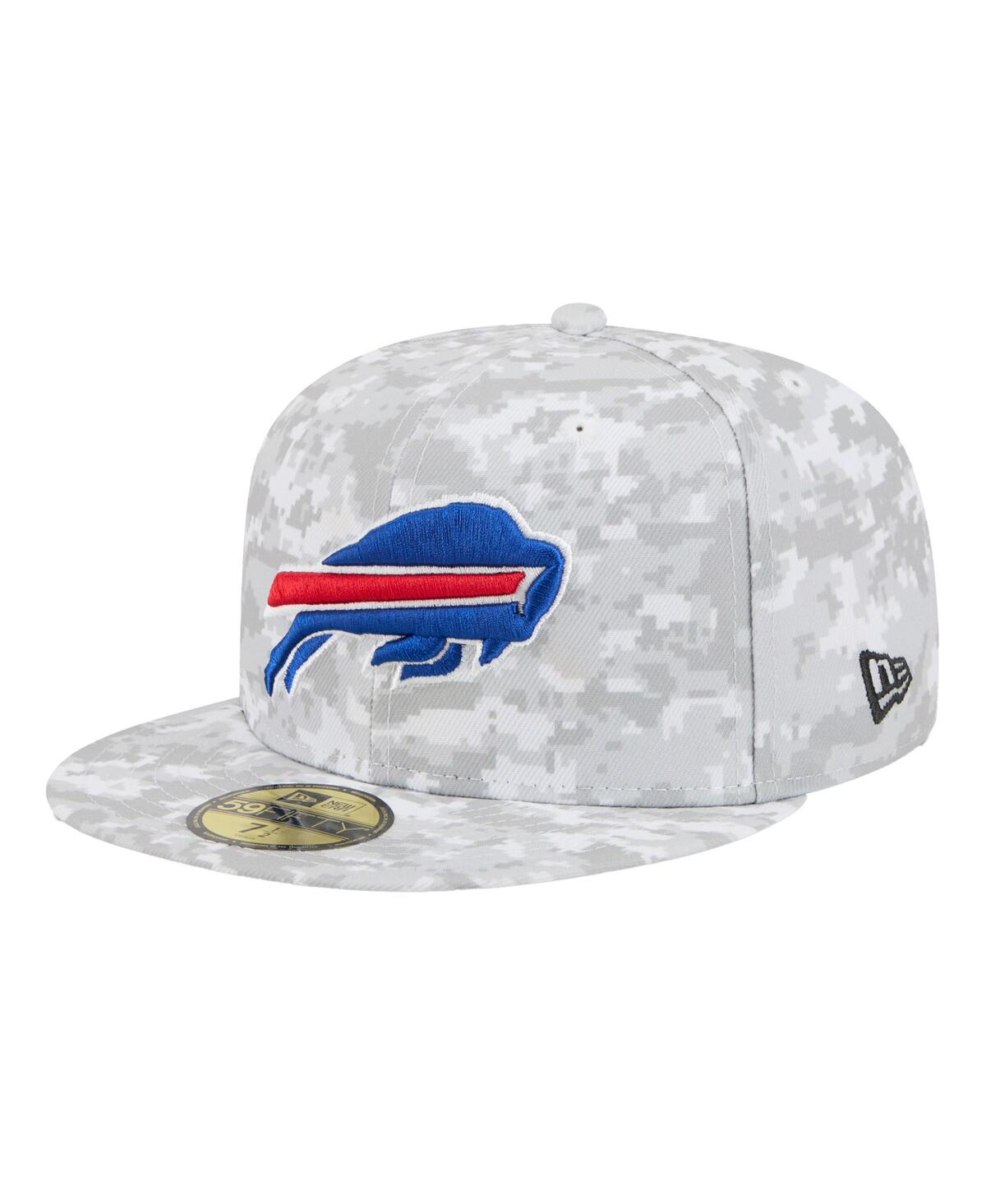 New Era Men's White Buffalo Bills 2025 Salute to Service Fan Pack 59FIFTY Fitted Hat