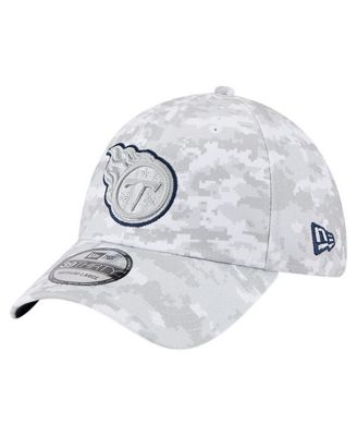 Men's White Tennessee Titans 2025 Salute to Service Digital Camo Fan Pack 39THIRTY Flex Hat