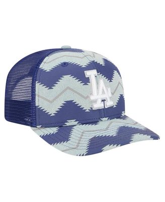 Men's Denim/Royal Los Angeles Dodgers Aztec Denim 9SEVENTY Adjustable Hat