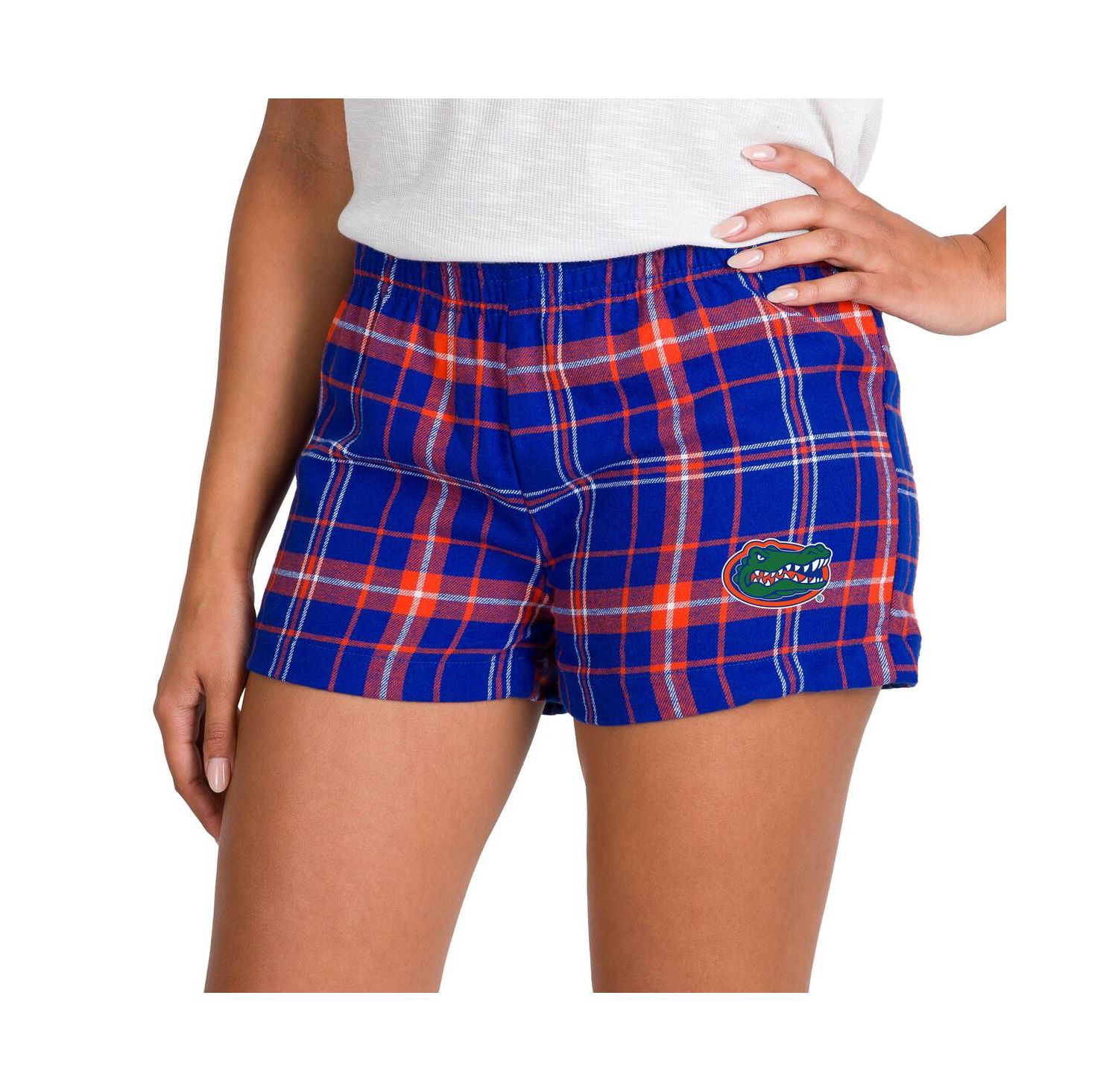 Women's Royal/Orange Florida Gators Ultimate Flannel Shorts