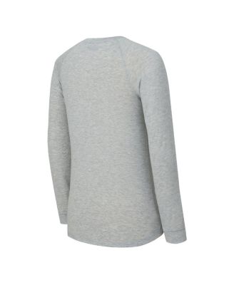 Women's 2-Piece Gray/Midnight Green Philadelphia Eagles Regulate Plaid Long-Sleeve T-Shirt and Shorts Sleep Set