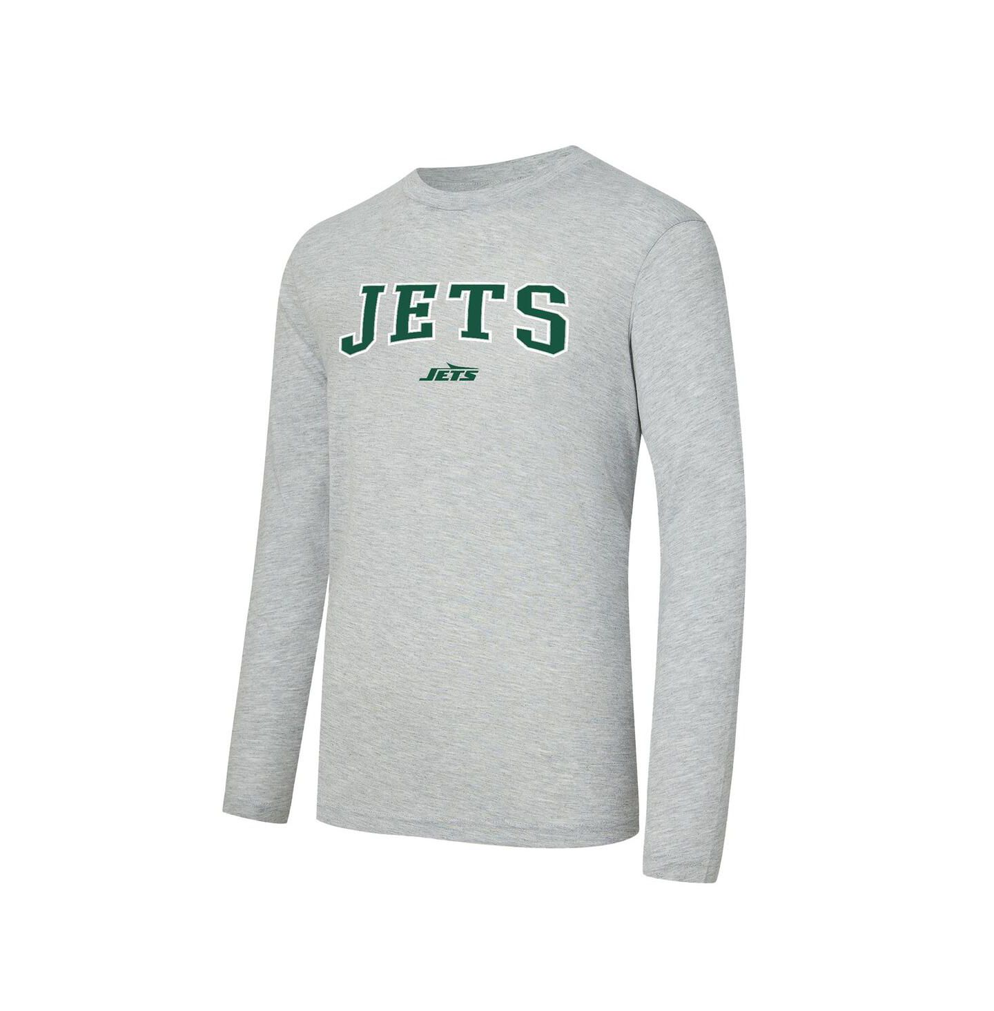 Мужской комплект Concepts Sport New York Jets Regulate: лонгслив и брюки, Green/Gray — фото 5