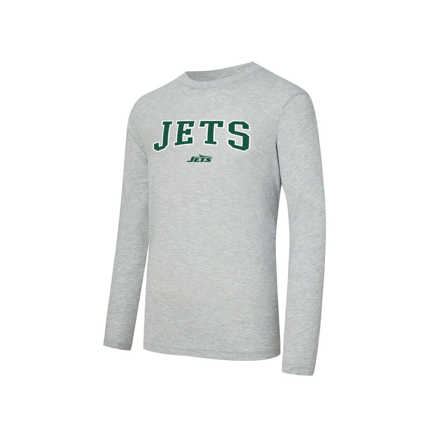 Men's 2-Piece Green/Gray New York Jets Regulate Long Sleeve T-Shirt and Plaid Pants Set