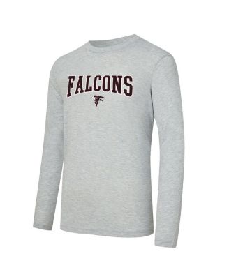 Men's 2-Piece Red/Gray Atlanta Falcons Regulate Long Sleeve T-Shirt and Plaid Pants Set
