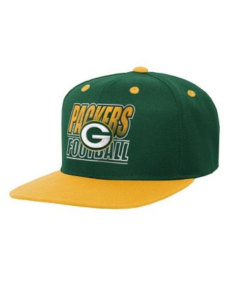 Big Boys and Girls Green Bay Packers Team Gradient Deadstock Snapback Hat