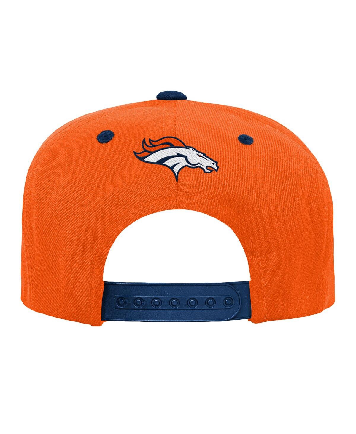 Outerstuff Big Boys and Girls Orange Denver Broncos Team Gradient Deadstock Snapback Hat