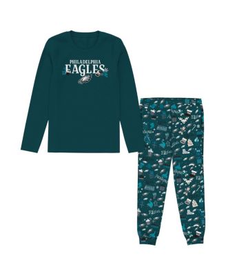 Outerstuff - Preschool Midnight Green Philadelphia Eagles Chestnut Holiday Sleep Set