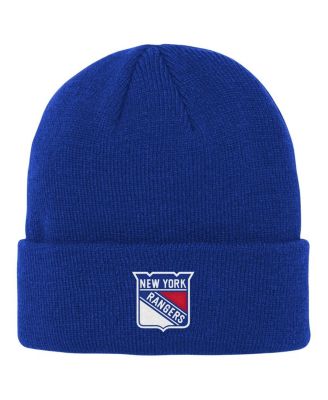 Big Boys and Girls Royal New York Rangers 2.0 Essential Cuffed Knit Hat