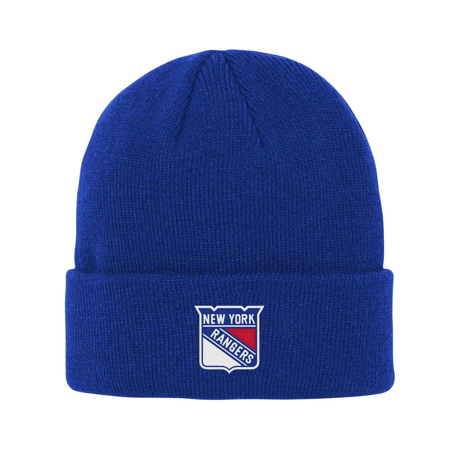 Big Boys and Girls Royal New York Rangers 2.0 Essential Cuffed Knit Hat