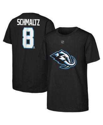 Outerstuff - Big Boys and Girls Nick Schmaltz Black Utah Mammoth Name Number T-Shirt