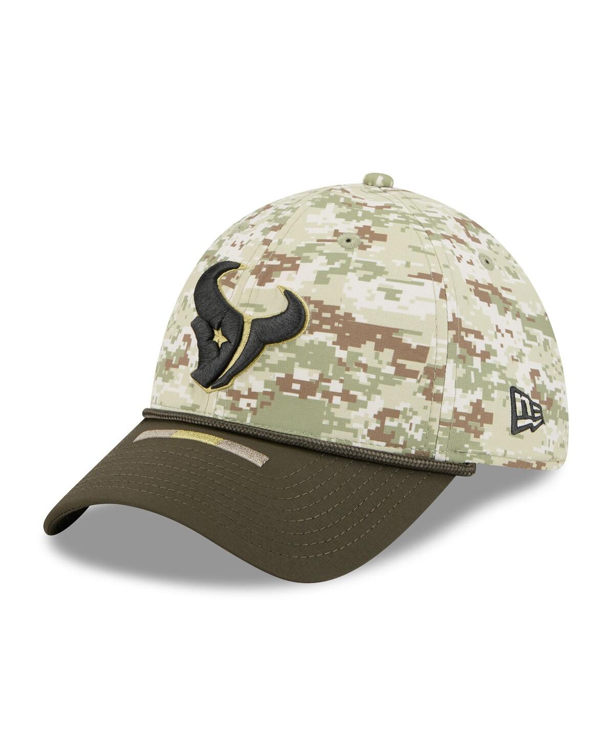 New Era Men's Camo Houston Texans 2025 Salute to Service 39THIRTY Flex Hat
