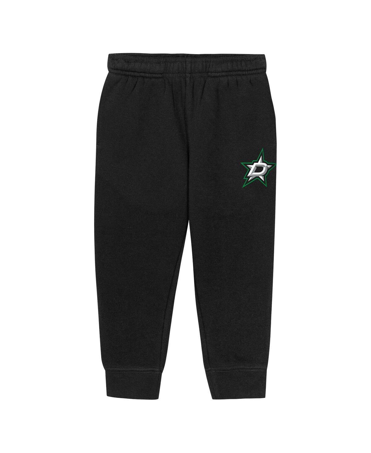 Outerstuff Toddler 2-piece Black Dallas Stars Chants And Cheers Fleece Hoodie And Pants Set In Multi