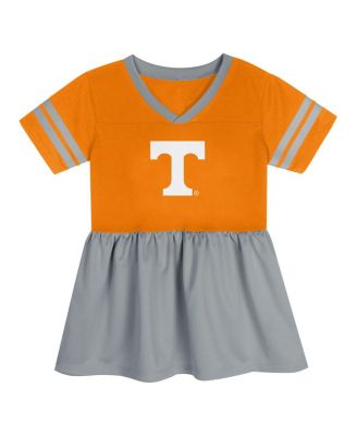 Toddler Tennessee Orange/Gray Tennessee Volunteers Stadium Lights Fashion Jersey Dress