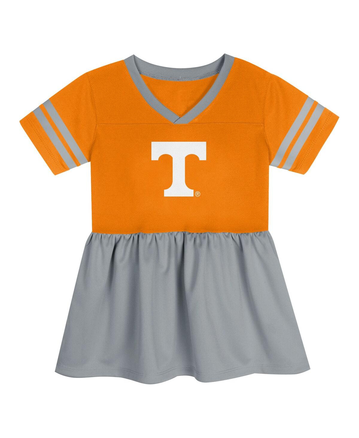 Outerstuff Toddler Tennessee Orange/gray Tennessee Volunteers Stadium Lights Fashion Jersey Dress In Orange