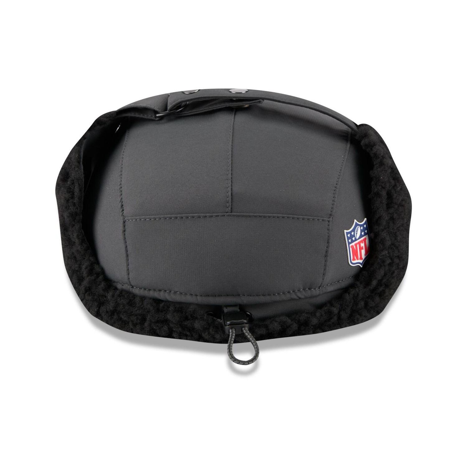 Men's Charcoal Baltimore Ravens 2025 Sideline Cold Weather Runner Dog Ear Adjustable Hat