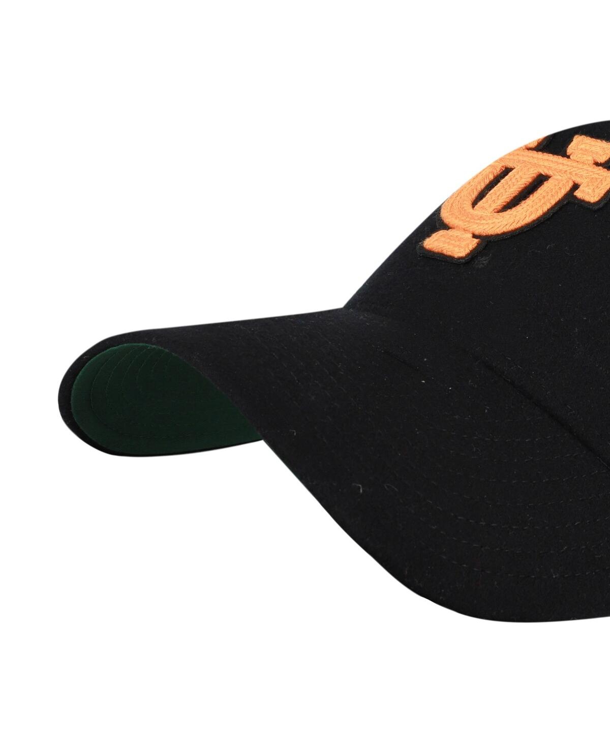 47 Brand Men's And Women's Black Tennessee Volunteers Collections Golden Age Offside Dt Adjustable Hat In Black