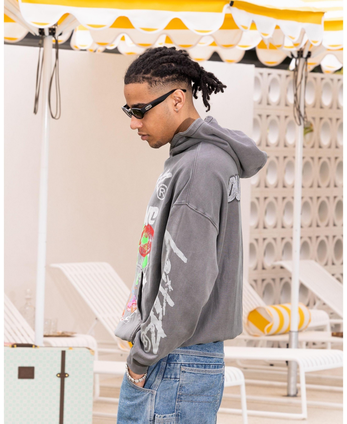 Loiter Men's Pure Love Vintage Hoodie