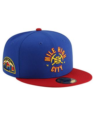New Era - Men's Blue Denver Nuggets Statement Edition Jersey Hook 59Fifty Fitted Hat
