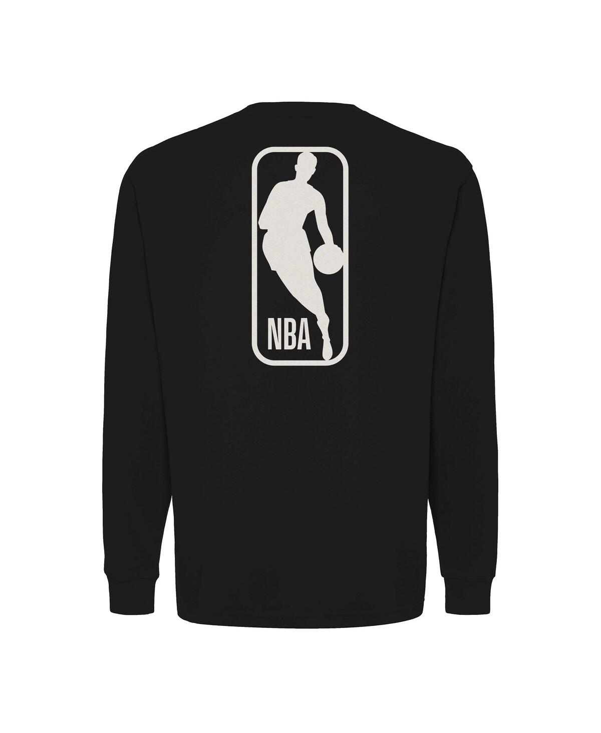 Sportiqe Men's And Women's Black Nba Wales Long Sleeve T-shirt In Black