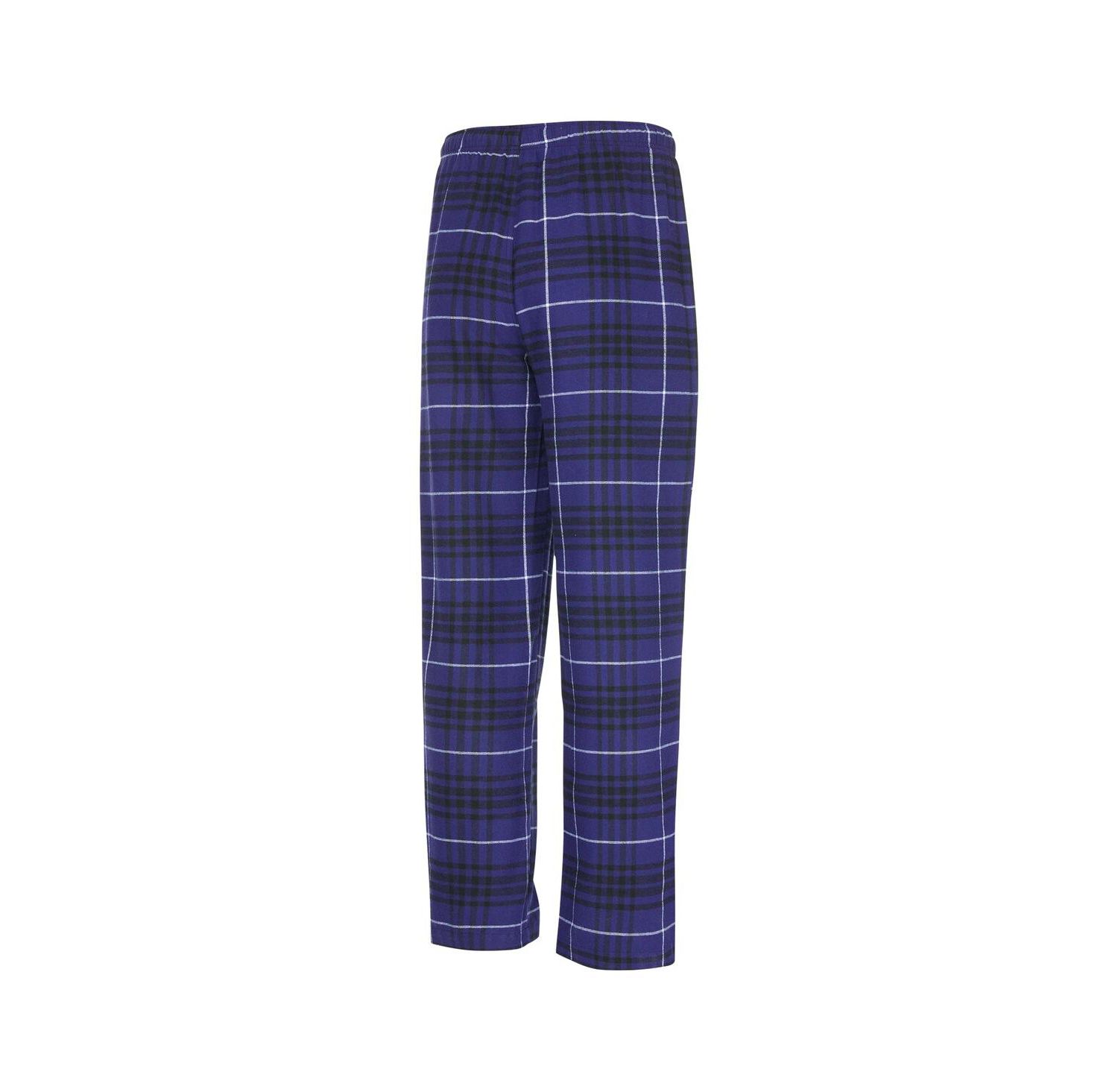 Men's 2-Piece Purple/Black Charlotte Hornets Vector Top and Flannel Pants Sleep Set