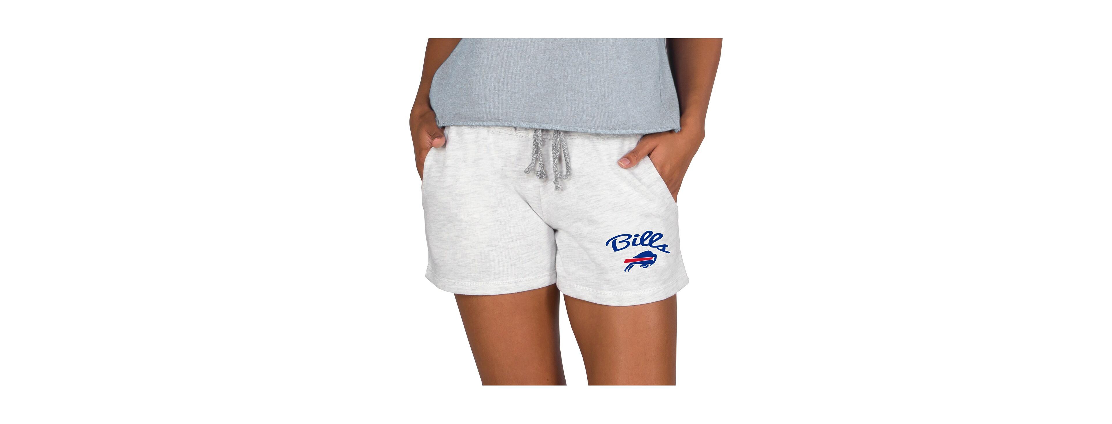 Concepts Sport Women's Oatmeal Buffalo Bills Mainstream Terry Lounge Shorts