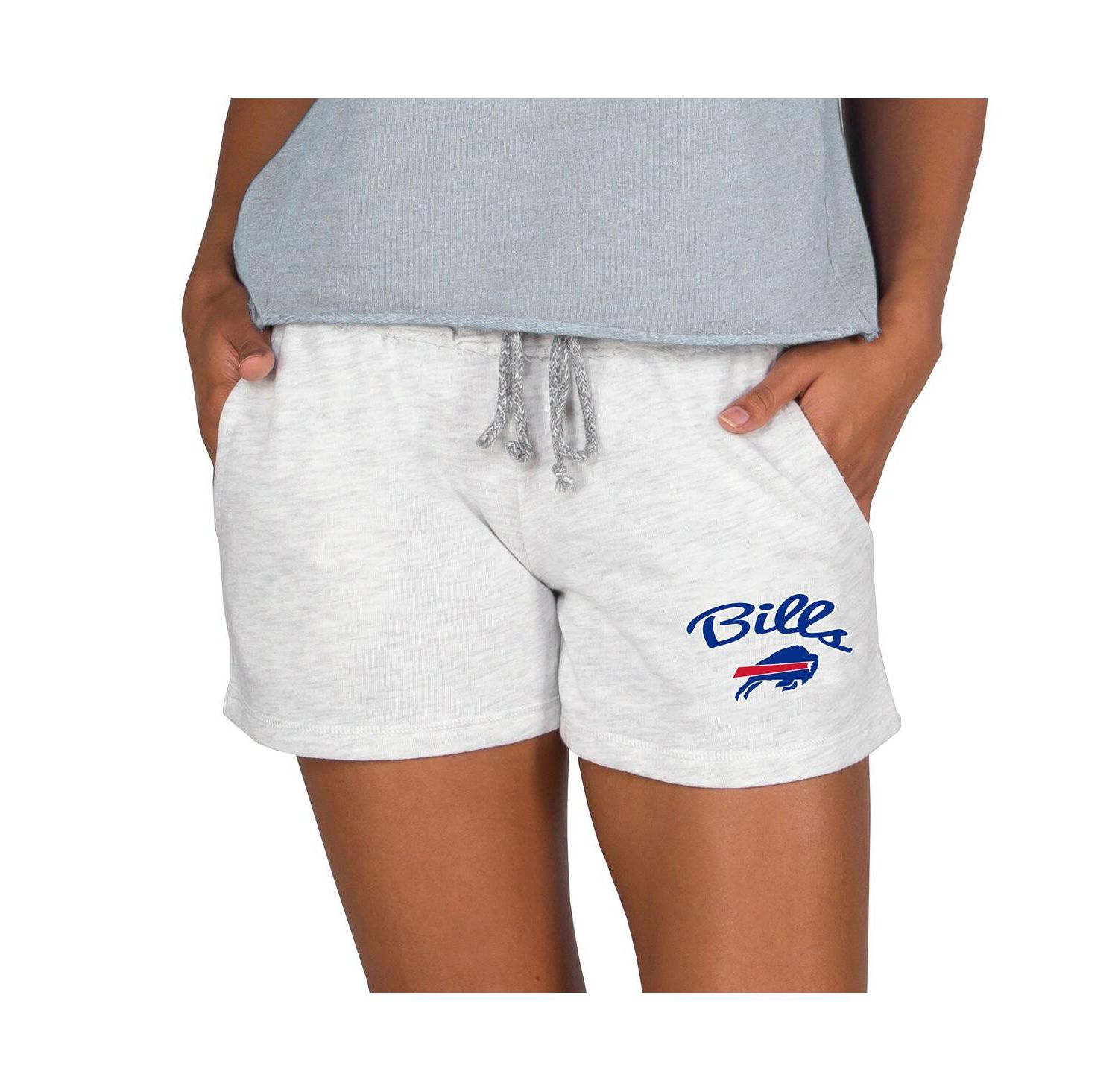 Women's Oatmeal Buffalo Bills Mainstream Terry Lounge Shorts