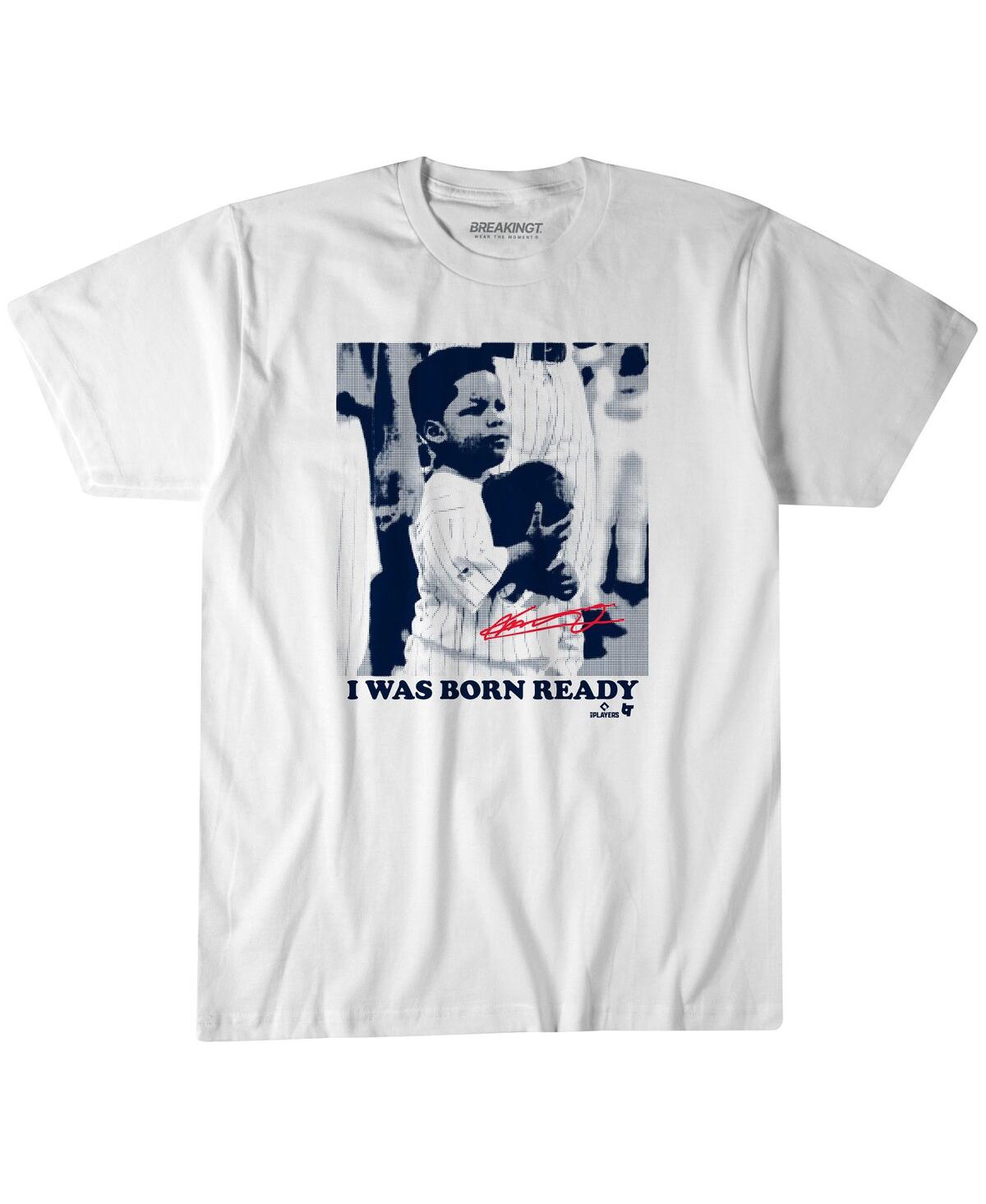 Breakingt Men's And Women's Vladimir Guerrero Jr. White Toronto Blue Jays Born Ready T-shirt In White