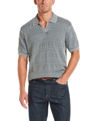 Men's Short-Sleeve Southwest Johnny Collar Sweater