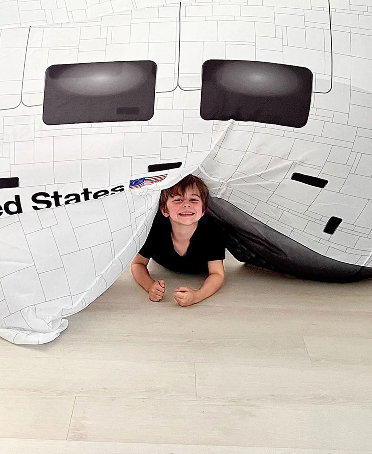 Uncommon Goods Space Shuttle Inflatable Air Fort