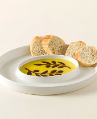 Olive Oil & Vinegar Porcelain Dipping Tray
