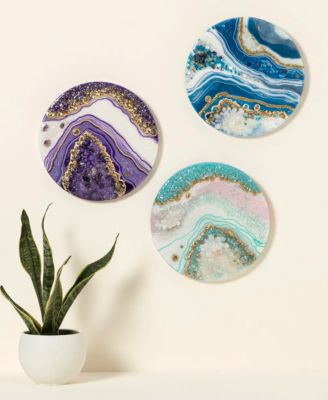 Birth Month Geode Crushed Art