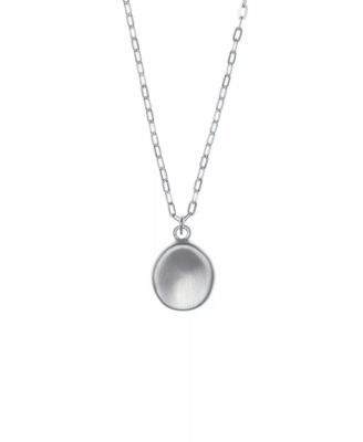 Worry Stone Pendant Necklace