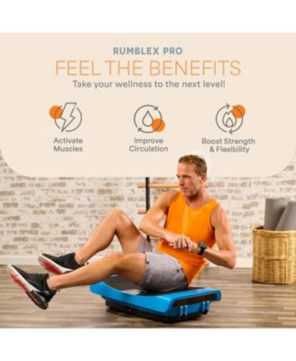 Rumblex 4D Pro Vibration Plate - Whole Body Vibration Exercise Machine for Weight Loss, Toning & Wellness, Accessories