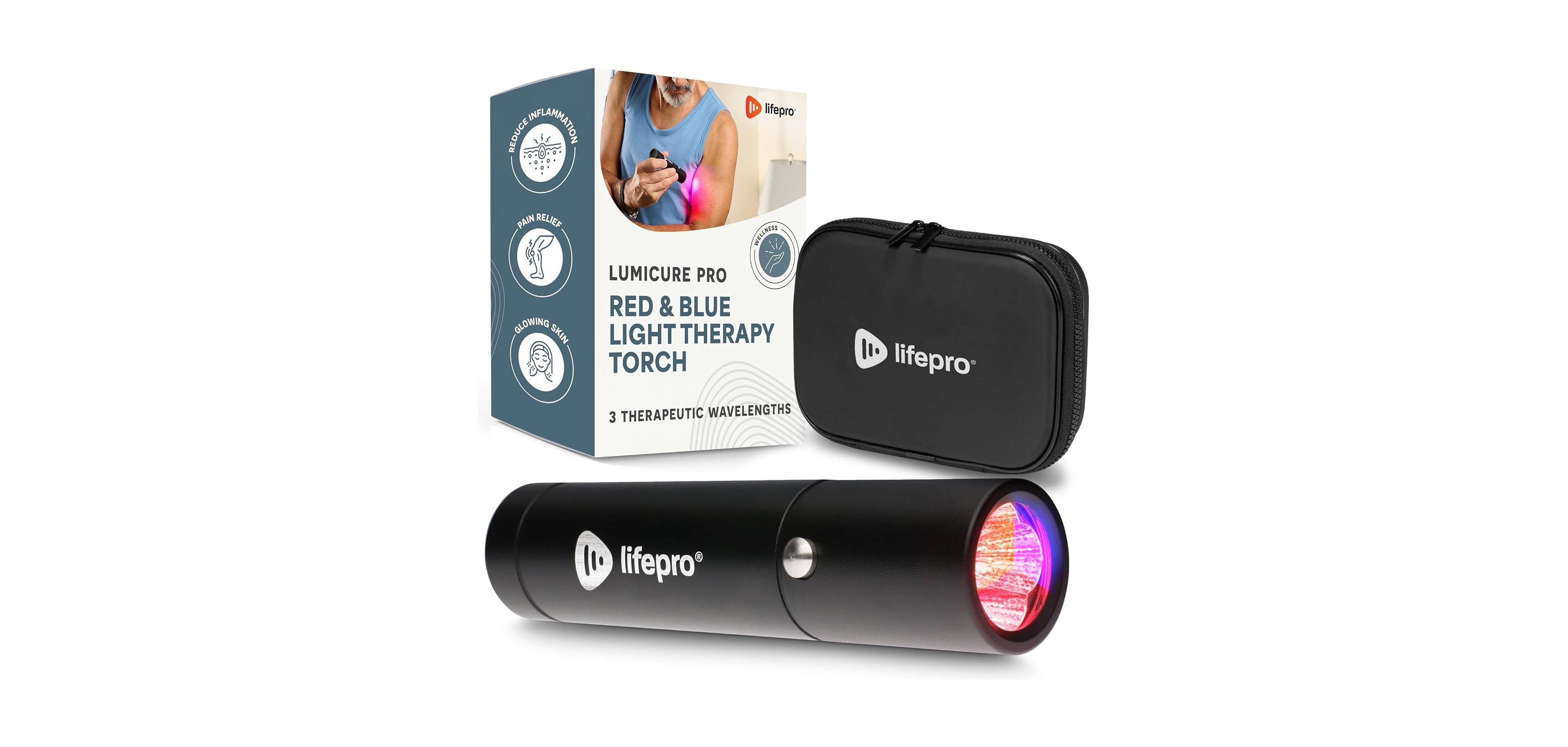 LifePro Red Light Therapy Device – Portable Infrared for Joints, Muscles & Face, 3 Wavelengths