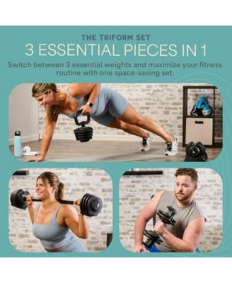 Adjustable Dumbbells Set with Rack - Quick Adjust Weights, Secure Grip, Compact Design for Home Gym - Available in 15lb, 25lb, 43lb, 55lb, and 90lb Options