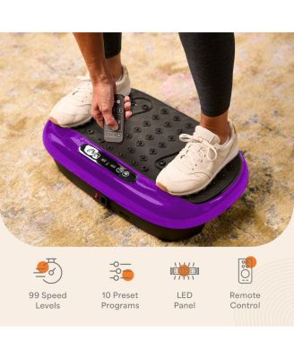 HexaPlate Lite Vibration Plate Exercise Machine – Full Body Vibrating Platform for Lymphatic Drainage, Recovery & Muscle Toning