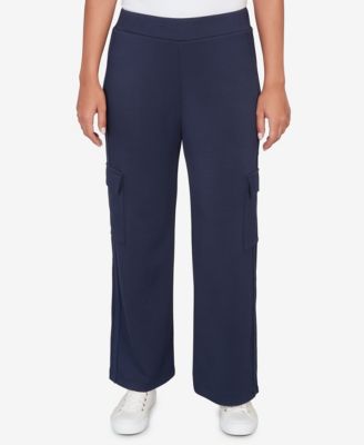 Petite Luxe Knit Cargo Ankle Pant