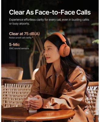 Inspire XH1 Wireless Headphones Bundle with 10,000mAh Power Bank, Adaptive Noise Cancelling, Hi-Res Over-Ear