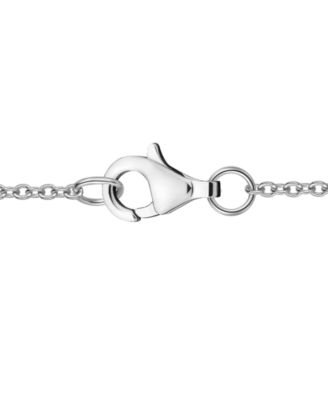 Blue Topaz (2-3/4 ct. t.w.) & Lab-Grown White Sapphire (3/8 ct. t.w.) Necklace in Sterling Silver