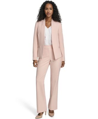 Women's Collarless Open-Front Jacket