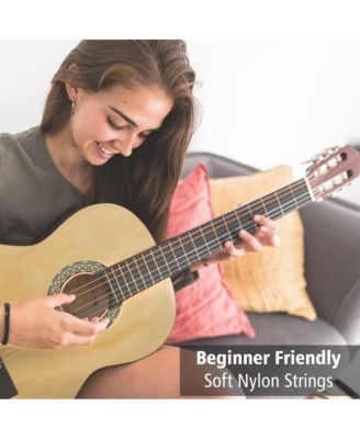 36" 3/4 Scale Classic Guitar Kit with Digital Tuner & Accessories - PGACLS82