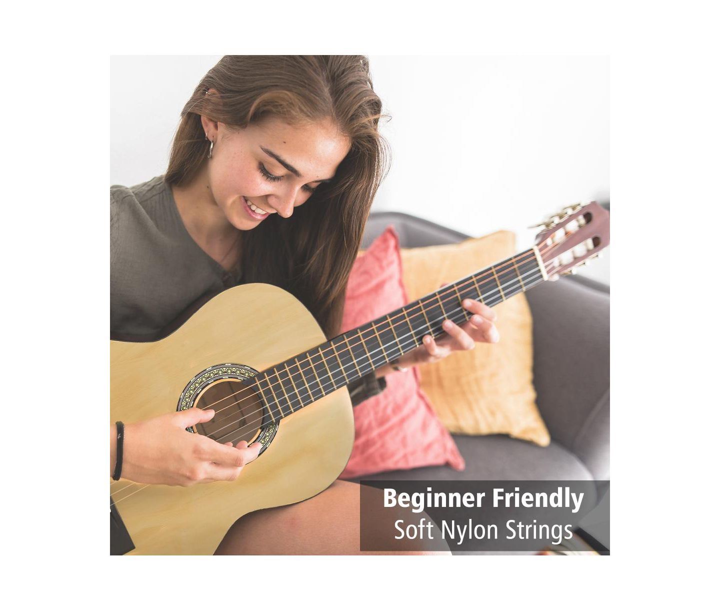 Детские игрушки Pyle 3/4 Scale Classic Guitar Kit with Digital Tuner, Ages 8-13 — фото 7