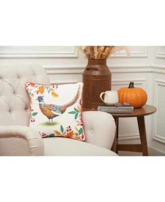 Harvest Pheasant Throw Pillow