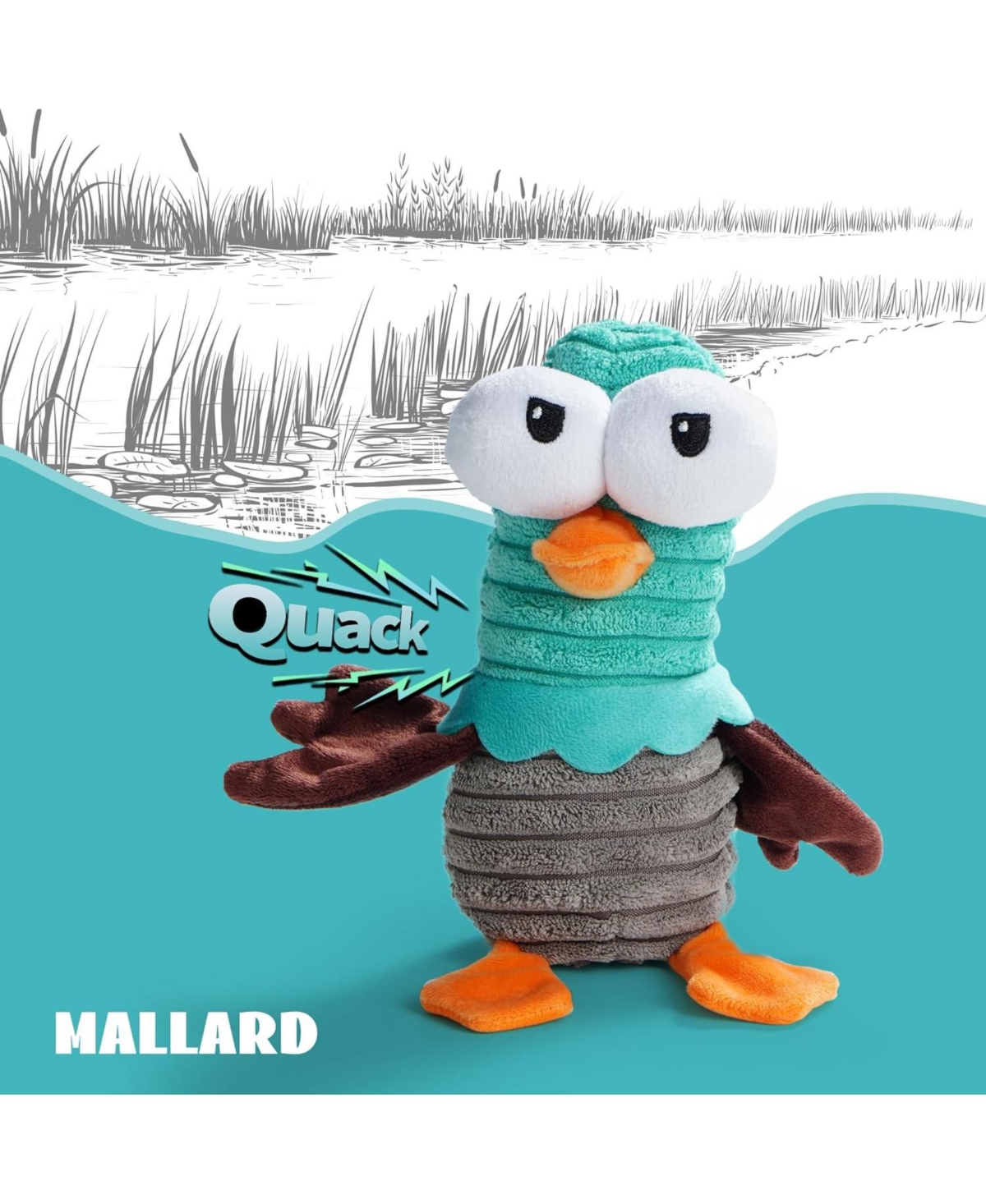 Nocciola 5 Pcs Entire Barnyard Dog Toys with Squeaky Sounds,Christmas gift,Durable and Stimulating Plush Toys for Small to Large Dogs